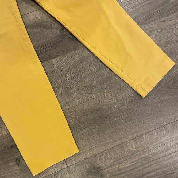 Old Navy Puxe Pants Size 2 Yellow Casual - Picture 2 of 6